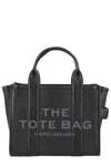 Marc Jacobs Structured Full-grain Leather Medium Tote In Black