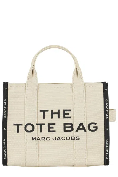 Marc Jacobs Structured Jacquard Medium Tote With Removable Strap In Neutrals