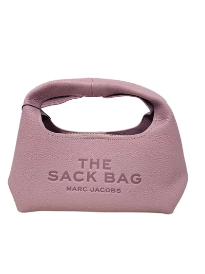Marc Jacobs Structured Leather Handbag In Pink