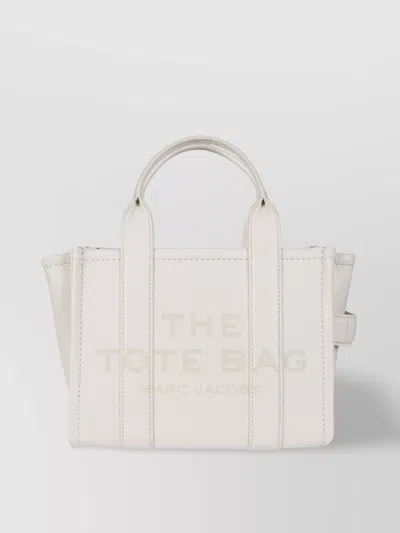 Marc Jacobs Structured Leather Tote With Pockets