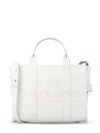 Marc Jacobs Structured Medium Tote Bag With Dual Handles In White