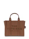 Marc Jacobs Structured Medium Tote Bag With Textured Leather Finish In Brown