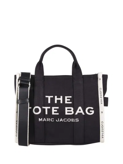 Marc Jacobs Structured Medium Tote With Dual Handles In Black