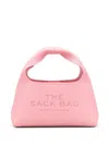 Marc Jacobs Mini Sack Grained Leather Shoulder Bag In Pink