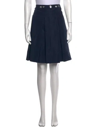 Pre-owned Marc Jacobs Studded Accents Mini Skirt In Blue