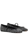 Marc Jacobs Studded Ballerina Flats In Black