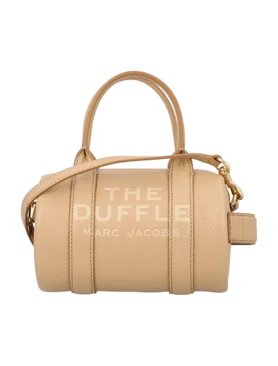 Marc Jacobs Stylish Camel Leather Mini Duffle Handbag For Women In Gold