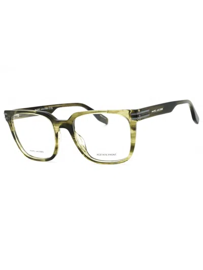Marc Jacobs Stylish Rectangular Eyeglasses 53mm In Green