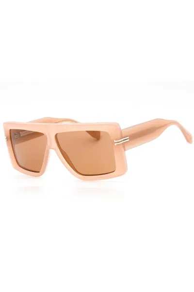 Marc Jacobs Stylish Rectangular Sunglasses With Perfect Fit (eye Size 59) In Brown