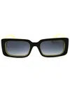 Marc Jacobs Stylish Rectangular Unisex Sunglasses In Black