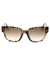 Marc Jacobs Stylish Rectangular Women's Sunglasses In Brown