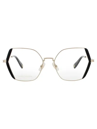 Marc Jacobs Stylish Women's Acetate And Metal Eyeglasses Model Mj-1068 In Black