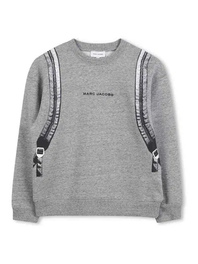 Marc Jacobs Kids' Printed Sweatshirt In Gray