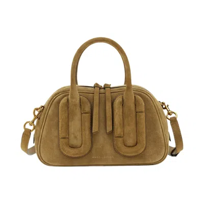 Pre-owned Marc Jacobs Suede Babe Bauletto Bag 'hazelnut' | Brown | Women's Size Onesize