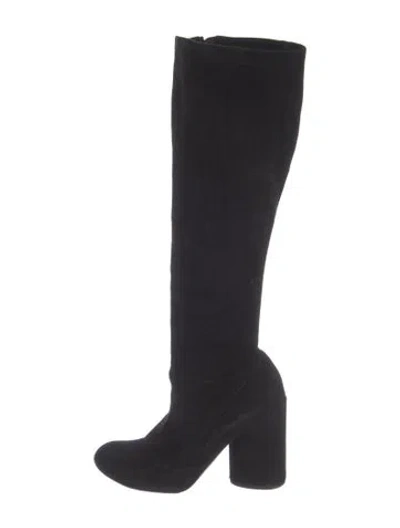 Pre-owned Marc Jacobs Suede Boots In Black