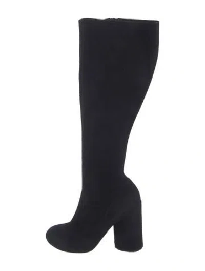 Pre-owned Marc Jacobs Suede Boots In Black
