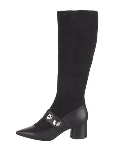 Pre-owned Marc Jacobs Suede Boots In Black