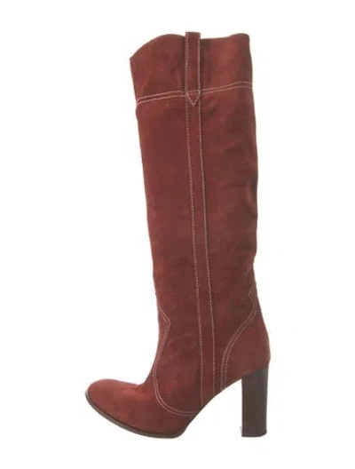 Pre-owned Marc Jacobs Suede Boots In Brown