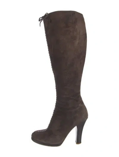 Pre-owned Marc Jacobs Suede Boots In Brown