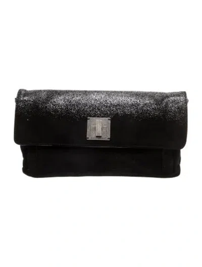 Pre-owned Marc Jacobs Suede Clutch In Black