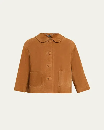 MARC JACOBS SUEDE DOLL JACKET
