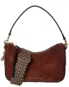 Marc Jacobs Suede Drifter Convertible Suede Shoulder Bag In Brown