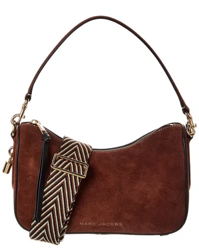 Marc Jacobs Suede Drifter Convertible Suede Shoulder Bag In Brown