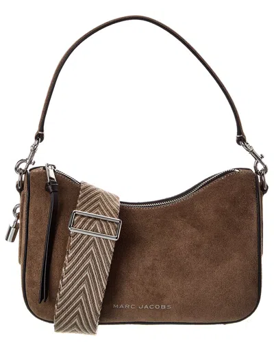 Marc Jacobs Suede Drifter Convertible Suede Shoulder Bag In Gray