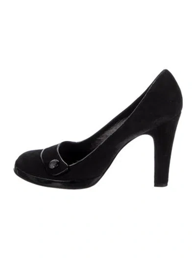 Pre-owned Marc Jacobs Suede Pumps In Black