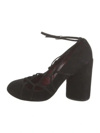 Pre-owned Marc Jacobs Suede Pumps In Black