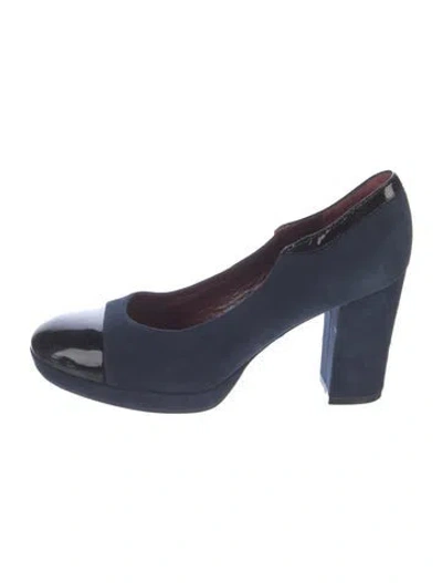 Pre-owned Marc Jacobs Suede Pumps In Blue