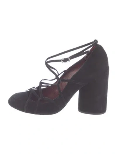 Pre-owned Marc Jacobs Suede Pumps In Blue