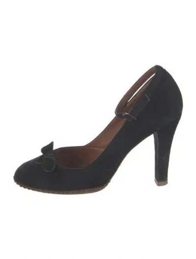 Pre-owned Marc Jacobs Suede Pumps In Blue