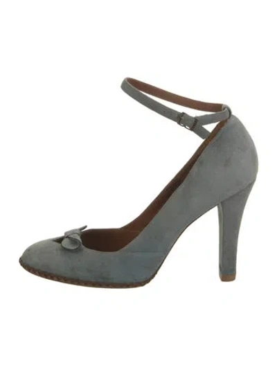 Pre-owned Marc Jacobs Suede Pumps In Blue