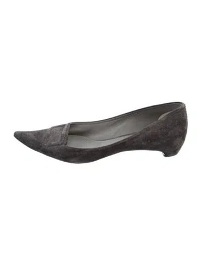 Pre-owned Marc Jacobs Suede Pumps In Gray