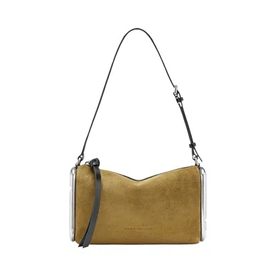 Pre-owned Marc Jacobs Suede Scene Small Shoulder Bag 'hazelnut' | Brown | Women's Size Onesize