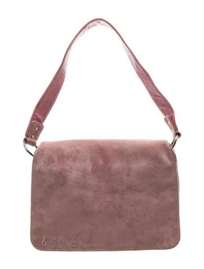 Pre-owned Marc Jacobs Suede Shoulder Bag In Pink
