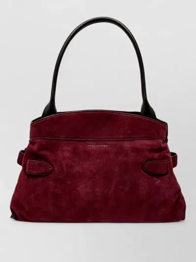 Marc Jacobs Suede Shoulder Bag Top Handle Design