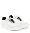 Marc Jacobs Logo-patch Leather Sneakers In White