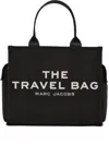 Marc Jacobs The Large Canvas Travel Tote Bag In Black
