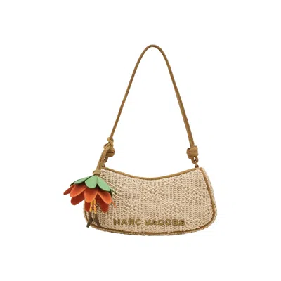 Pre-owned Marc Jacobs Summer Woven Cristina Tote Bag 'natural' | Tan | Women's Size Onesize In Brown