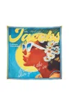Marc Jacobs Multicolor Sun Poster Silk Scarf In Green