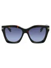 Marc Jacobs Havana Acetate Sunglasses In Brown