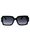 Marc Jacobs Black Grey Acetate Sunglasses In Black