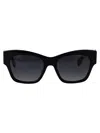 Marc Jacobs 54mm Gradient Rectangular Sunglasses In Black