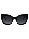 Marc Jacobs Black Acetate Sunglasses In Black