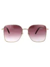 Marc Jacobs Gold Violet Metal Sunglasses In Pink