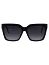 Marc Jacobs Acetate Square Sunglasses In Black