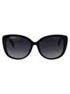 Marc Jacobs Black Acetate Sunglasses In Black
