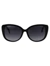 Marc Jacobs Black Acetate Sunglasses In Black